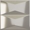 Ekena Millwork 11 7/8in. W x 11 7/8in. H Aberdeen EnduraWall Decorative 3D Wall Panel Covers 0.98 Sq. Ft. WP12X12ABBCR - alternate 1
